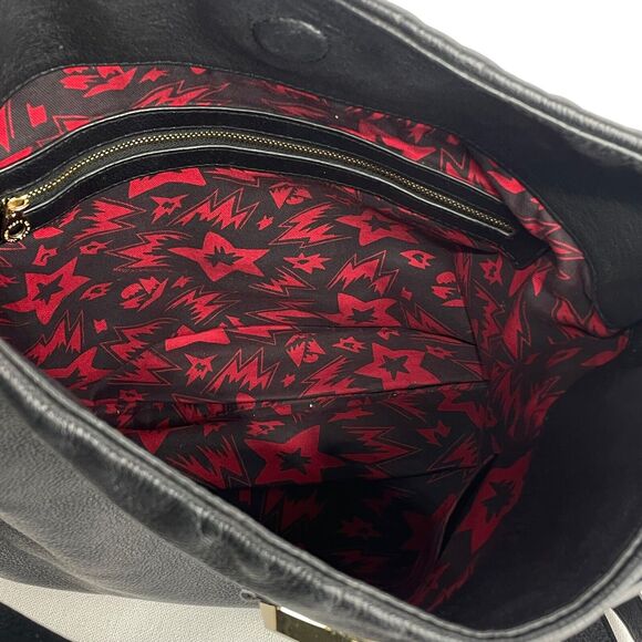 MARC by Marc Jacobs Black Leather Hobo Standard Supply Workwear - Picture 5 of 10